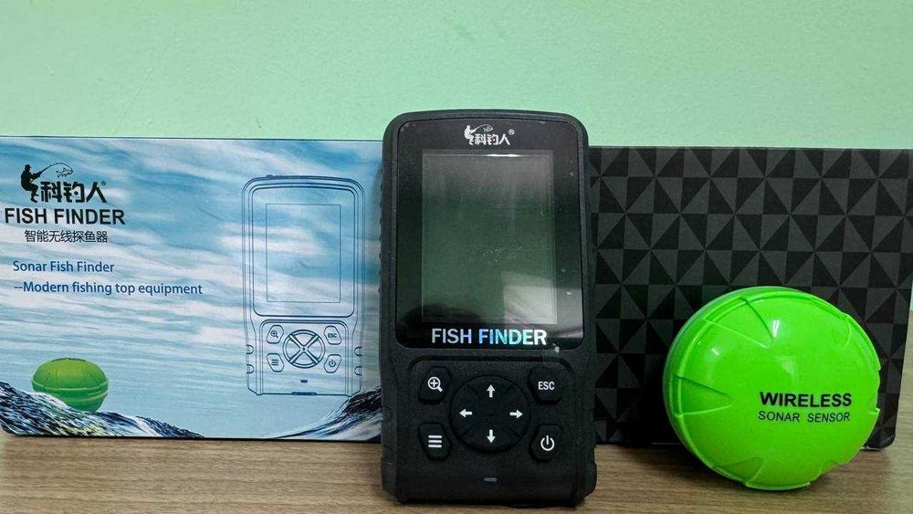 Риболовен Сонар Безжичен 200М Обхват  4.5х6см цветен LCD екран XF11W