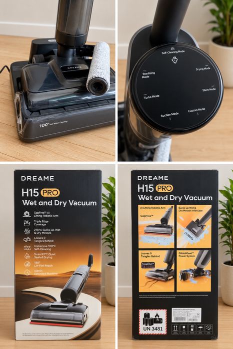Прахосмукачка за сухо и мокро почистване Dreame H15 Pro