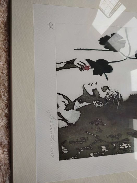 Tablou semnat A Constantin din 2007 / E.A.