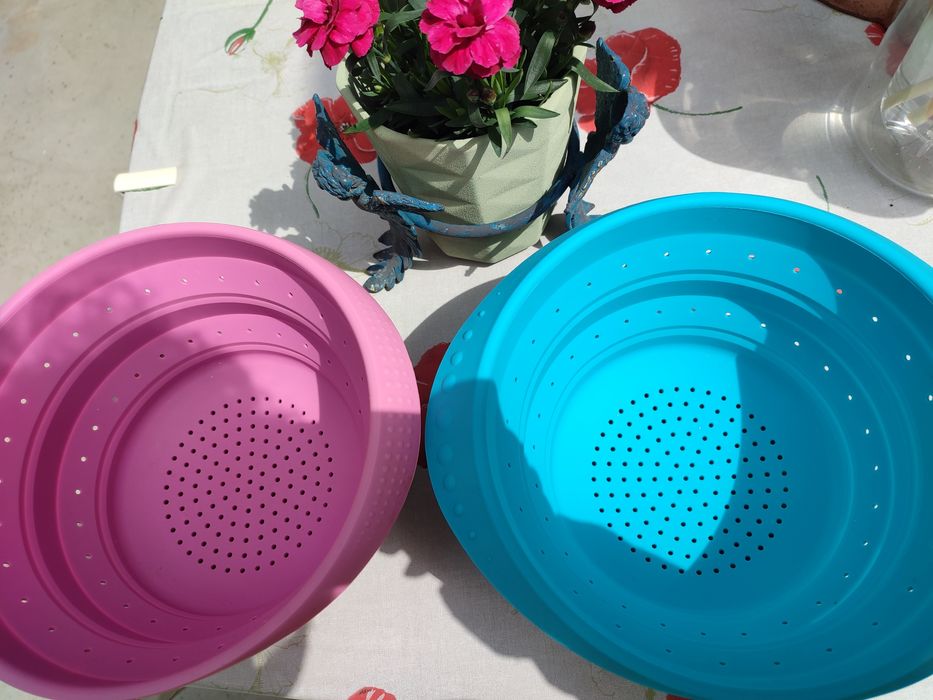 2 цедки силиконови сгъваеми немски