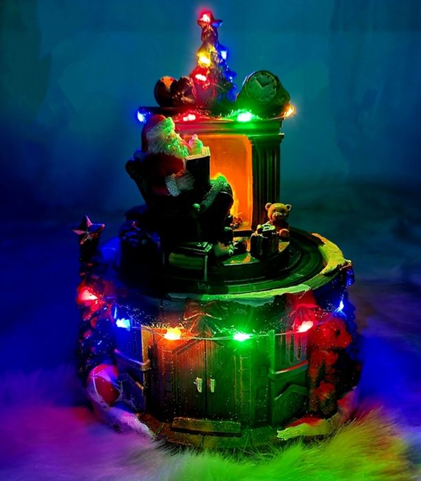 Led Коледна музикална сцена Magic Village Дядо Коледа