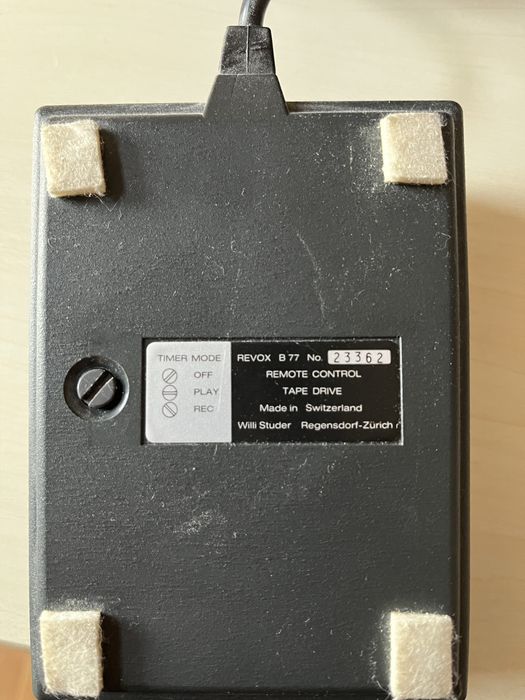 Comanda cablu Revox B 77