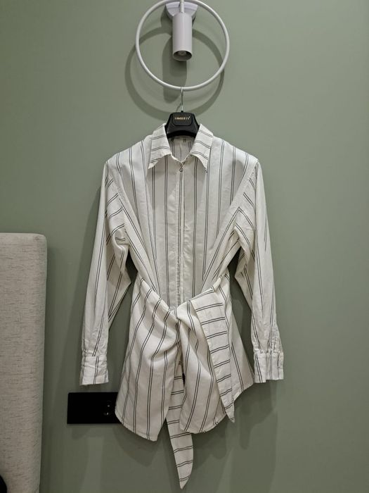 Рубашка с баской хлопок