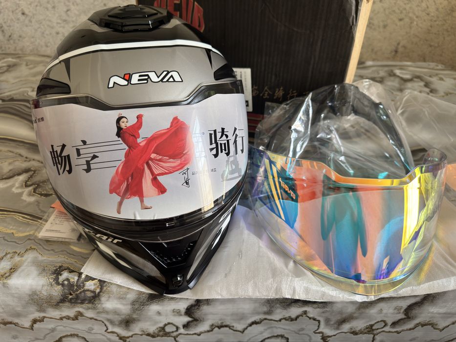 Мото шлем NEVA спорт с сертификатом новый!!! motoshlem Neva yangi!