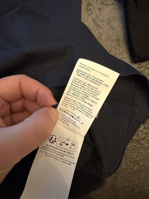 Boss set 3 maiouri gri-bleumarin-negru marimea S noi originale