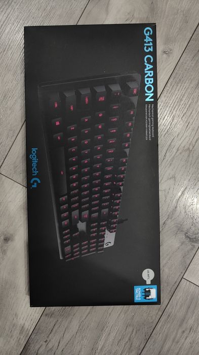 Tastatura Logitech G413 Carbon Red