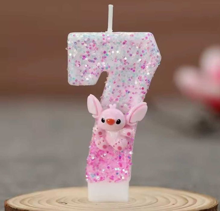 Свещички за торта на Стич