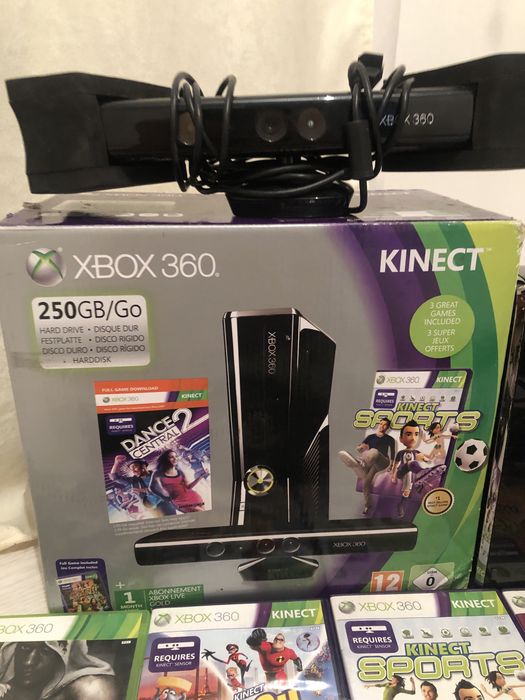 Xbox 360 с коробкой