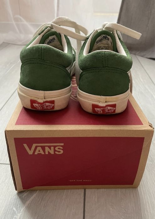 Tenisi Vans verde de femeie/copii