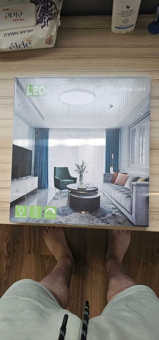 LED плафон за таван