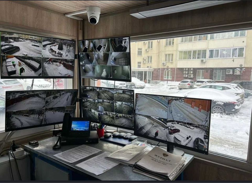 Ставим Камеры и СКС в Алматы / ГРЭС