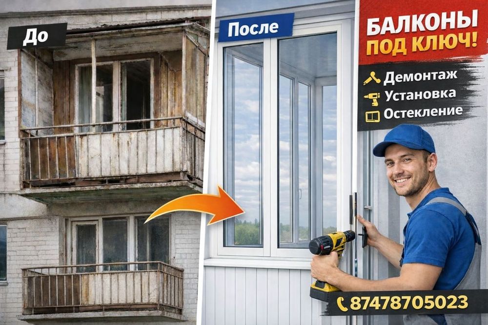 Балконы под ключ