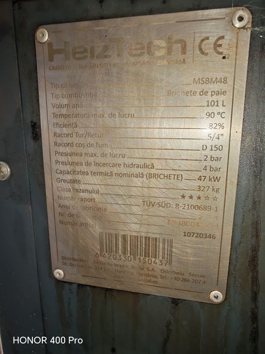 Centrală termică pe lemne