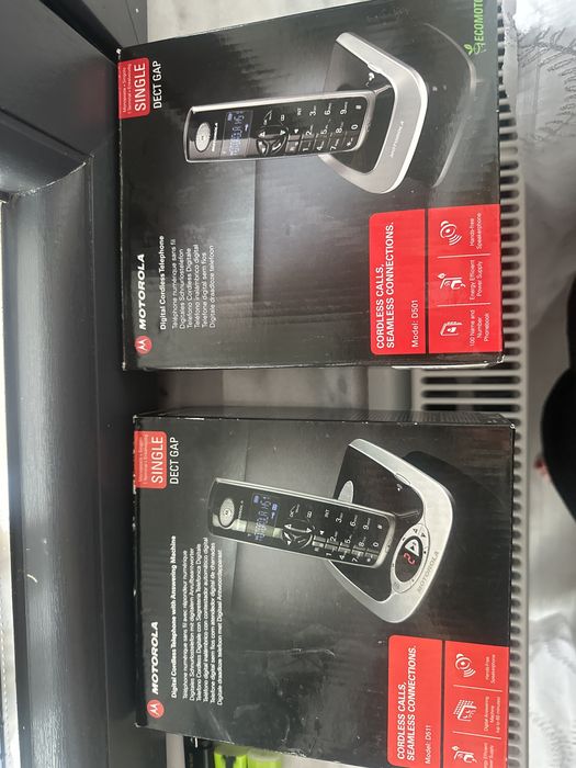 Telefon Mototola D 501 nou, wireless, fara fir. 350 lei ambele