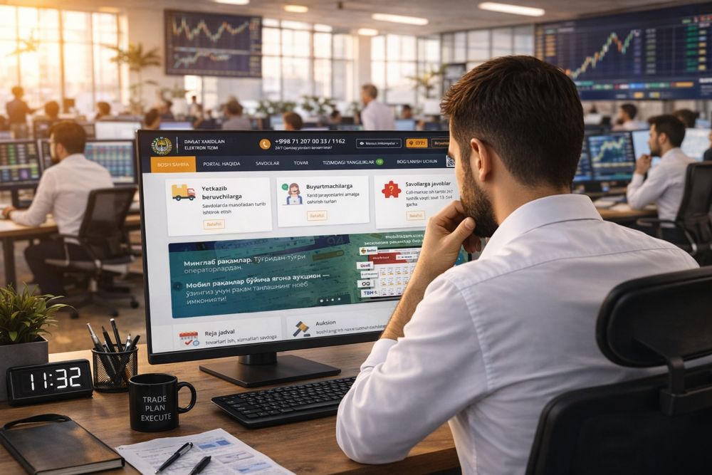 Uzex Spot va Davlat xaridlari Birja brokeri