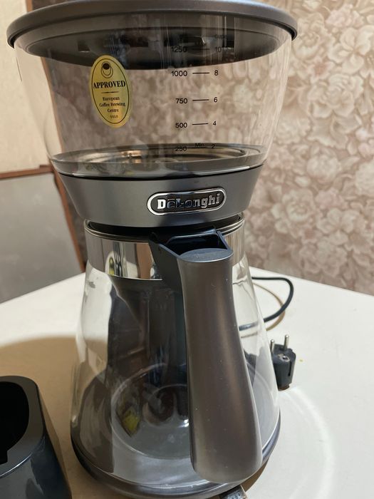 Премиальная кофеварка DeLonghi с сертификатом ECBC.