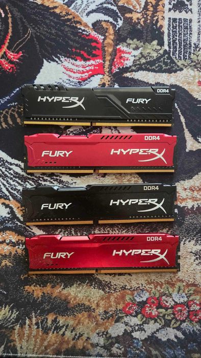 Hyper Fury DDR4 ram 32GB(8x4) 2400mhz