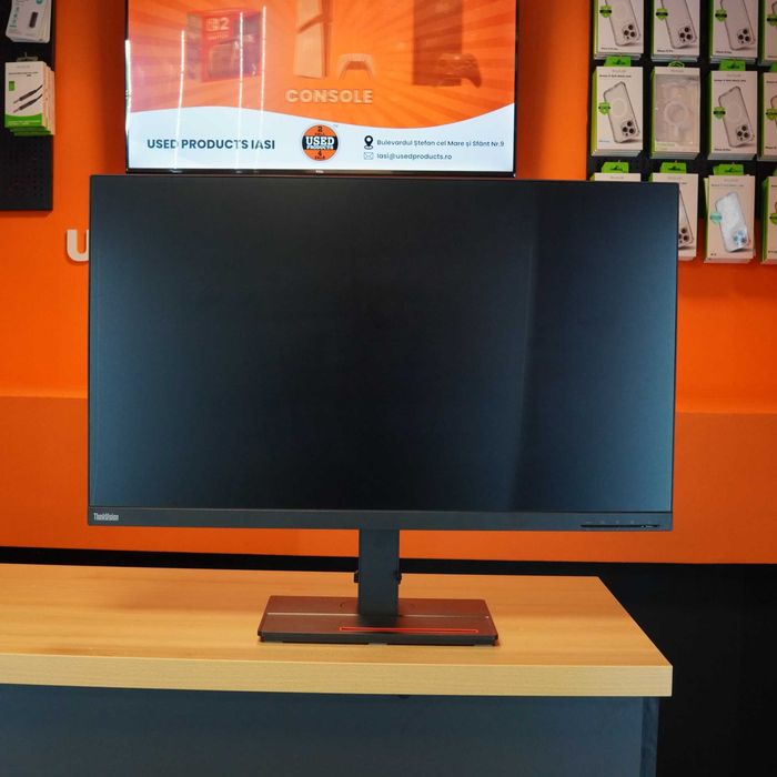 Monitor Lenovo ThinkVision P32p-20, 31.5'', 4K UHD, 60Hz, HDMI DisplayPort Negru