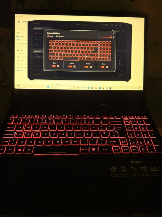 Laptop Gaming Acer Nitro 5 I7/RTX 3060/16GB RAM/1 TB/ 144Hz