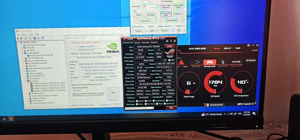 Placa video Inno3D GTX 1060 Gaming OC 6GB GDDR5 192-bit LA 400 RON