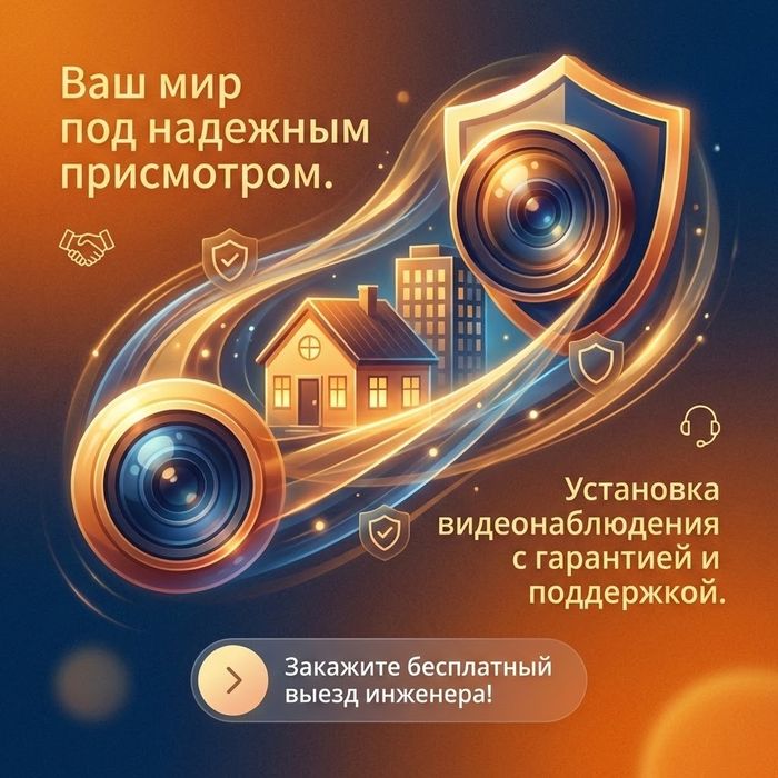 Установка домофона, видеонаблюдение