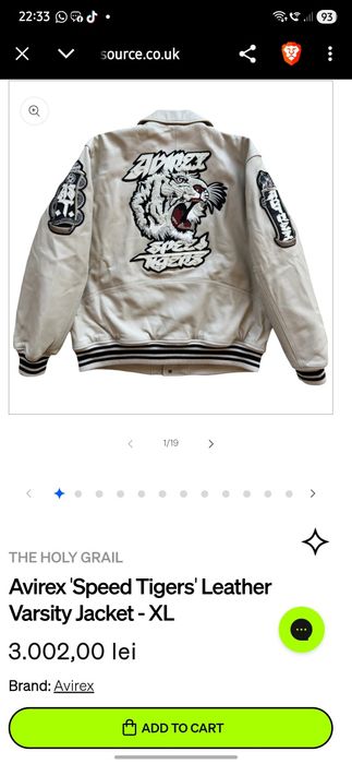 Geaca Avirex de colectie din piele de vaca