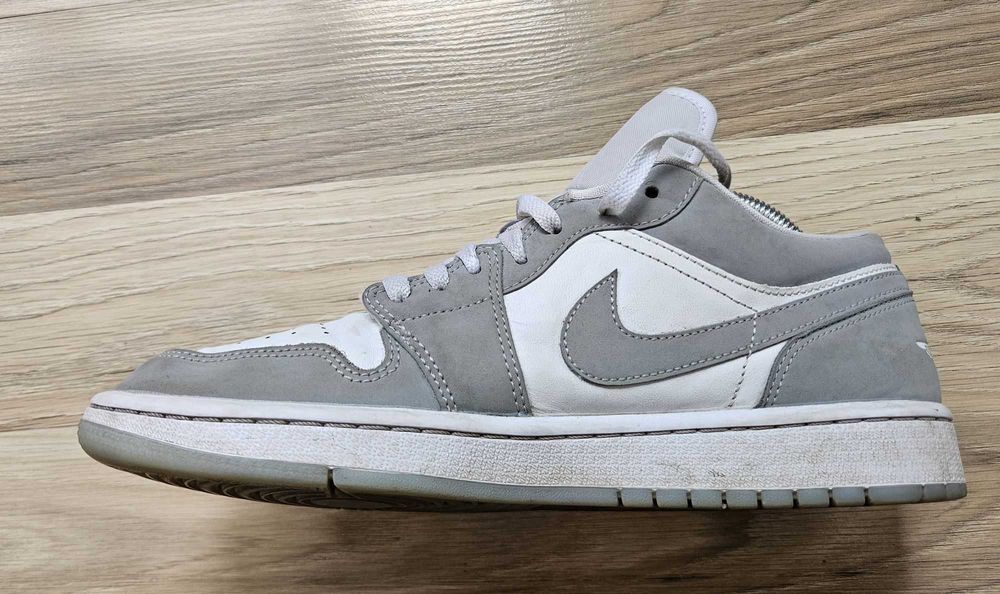 Мъжки кецове Air Jordan 1 Low Wolf Grey - 42