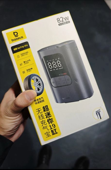 Мощный беспроводной авто-насос Baseus SuperMini