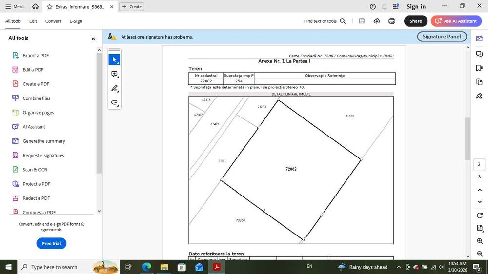 Teren in fata Pădurii Mărzești, Breazu – Intravilan, 754 mp, deschidere 27 metri