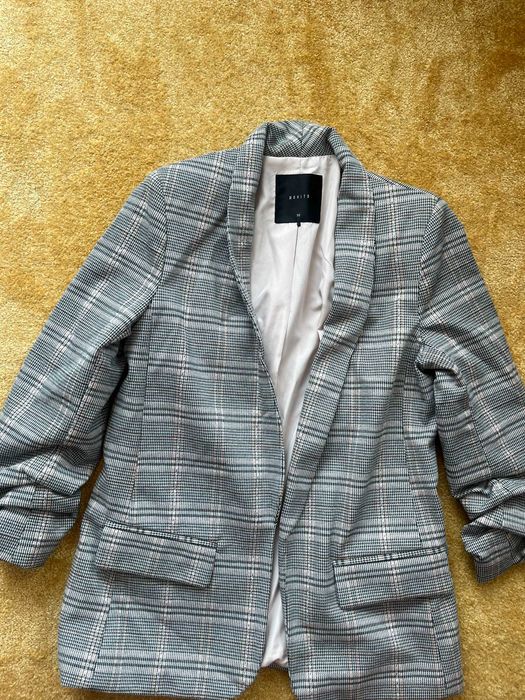 Суитчер DONNA KARAN DKNY Вълнена Жилетка Mango, сако MOTIVI