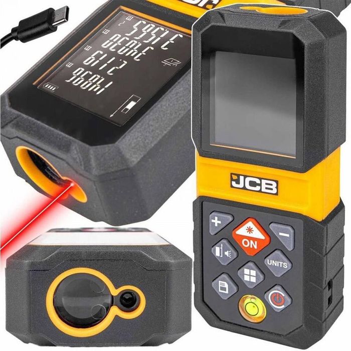 Акумулаторна лазерна ролетка JCB 80 метра , LDM-80