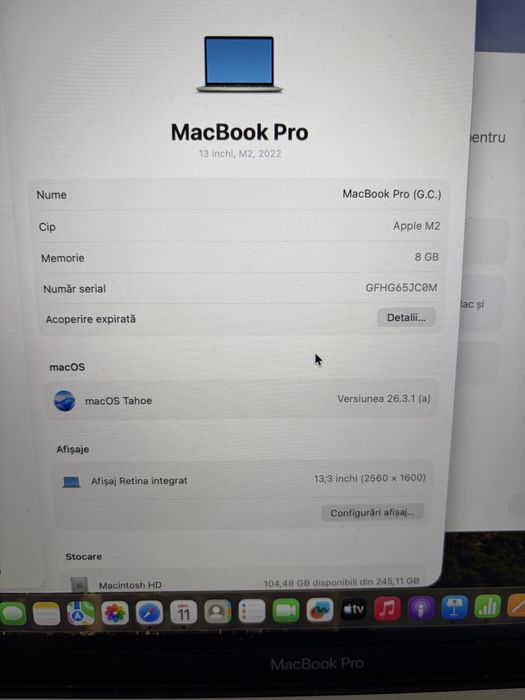 MacBook Pro 13” 2022