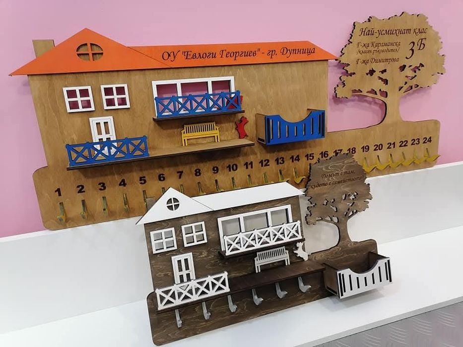 Закачалка за ключове кейхолдер ключодържател къщичка за ключове