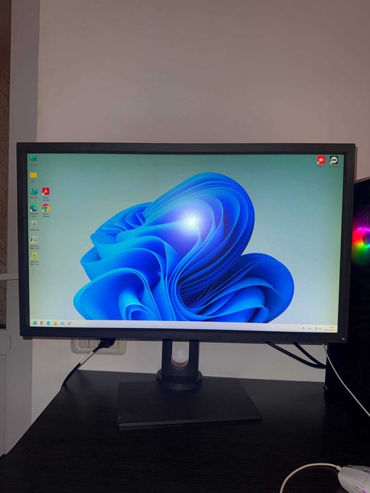 PC i5-9400F + GTX 1650 4GB + 16GB RAM + Monitor BenQ 144Hz – curățat, pastă schimbată, Windows 11 Pro