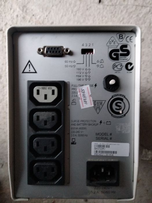 Ибп Aps bask ups 650 va