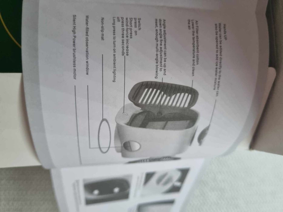 Въздушен настолен охладител с usb