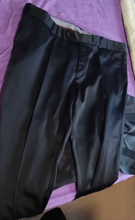 Мъжки Черен Костюм ХL