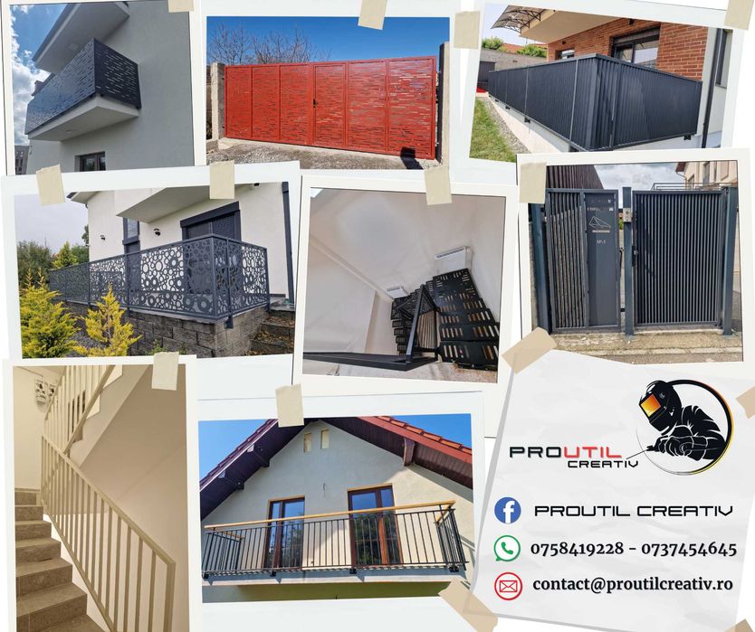 Confectii metalice moderne si personalizate OTEL-ALUMINIU-INOX-CORTEN