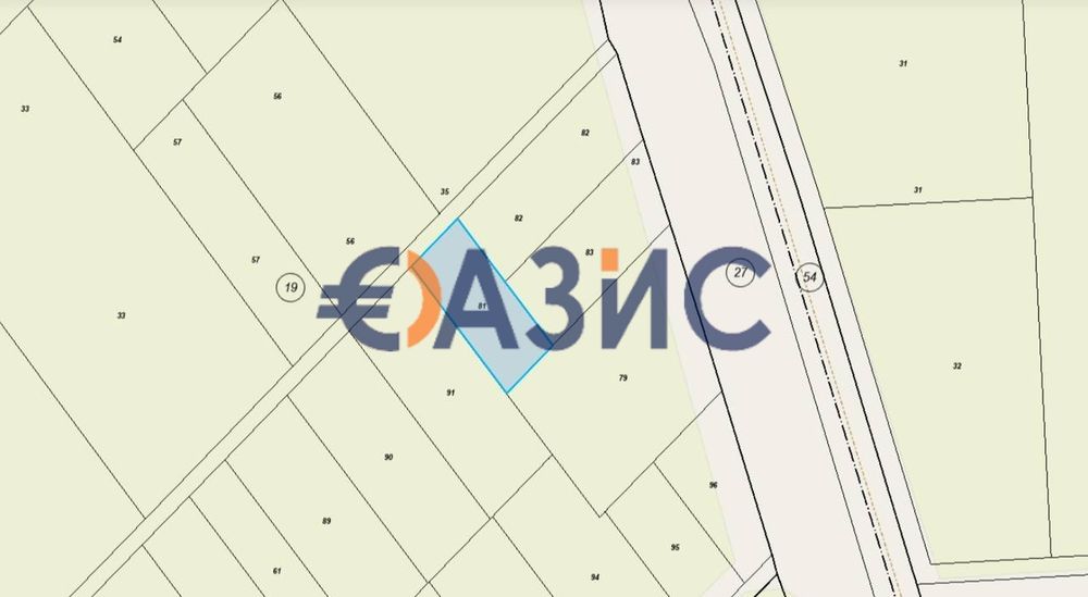 Продава се Парцел в к.к. Слънчев бряг - 999 кв.м за 7 €/кв.м - Снимка #2