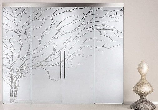 Матирование плёнкой офисных перегородок