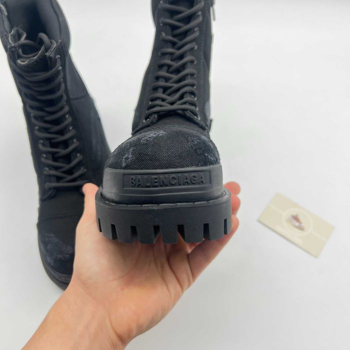 Balenciaga Strike Boot Black