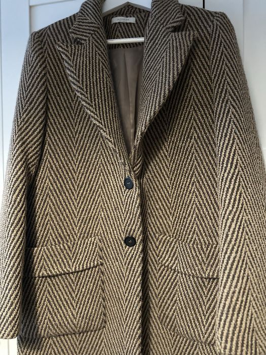 Дамско палто, рибена кост