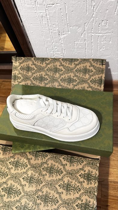 Кеды Gucci белые