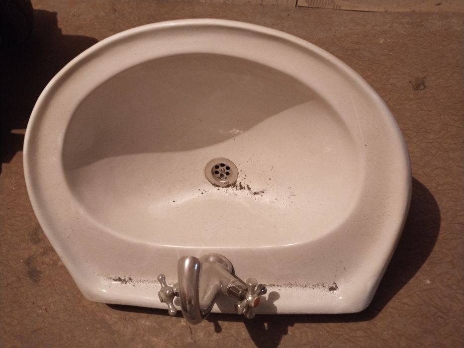 Раковина белая целая