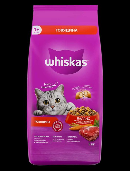 Сухой корм Whiskas