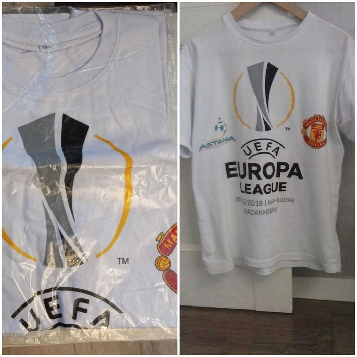 Продам футболки  матча между f.c Manchester United и f.c Astana.