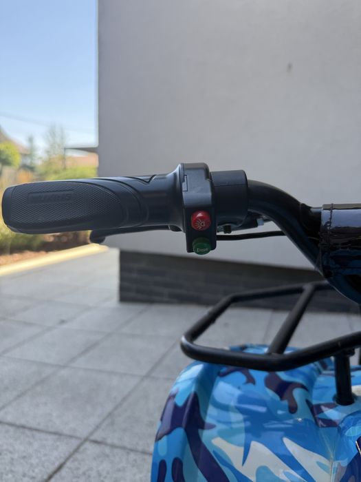 Atv electric de 800w cu 3 viteze si roti de 6 inch pentru copii