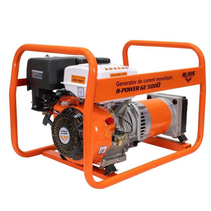 Generator de curent pe benzina Ruris R-Power GE 5000 Profesional