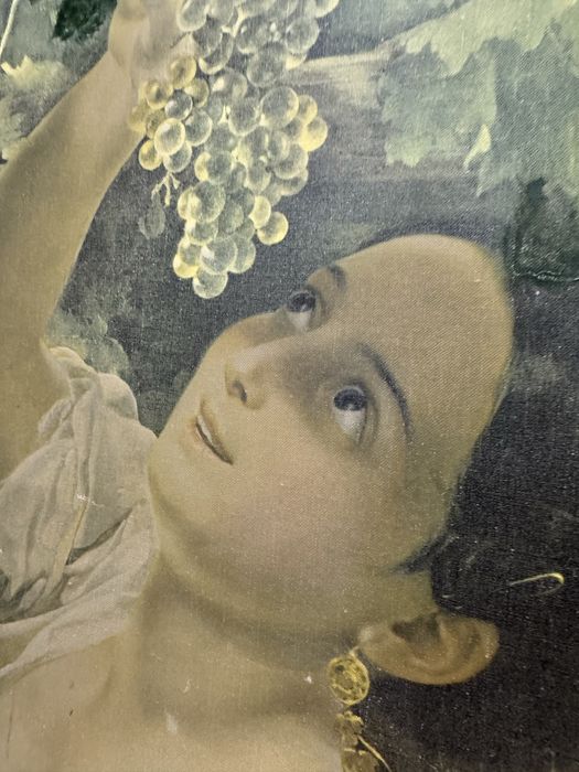 Картина “Девушка с виноградом”