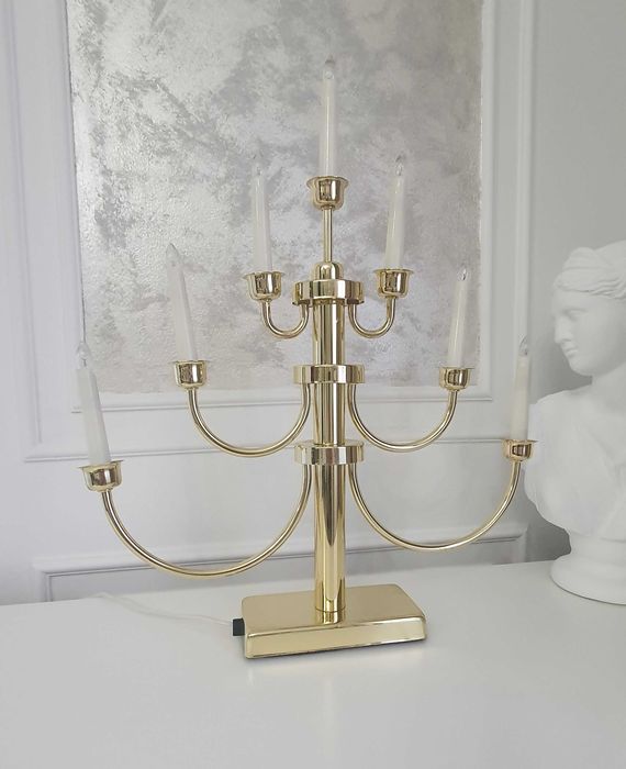 Decoratiune sfesnic Advent auriu